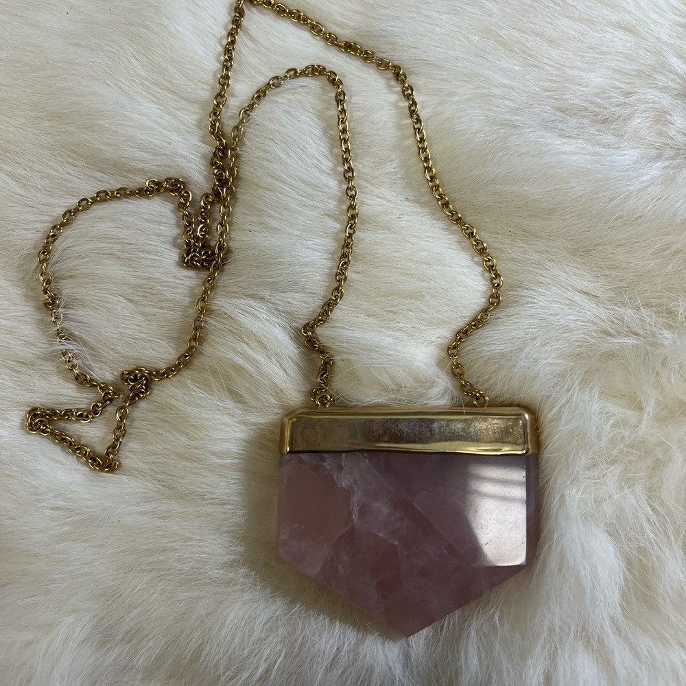 Massive Rose Quartz Necklace